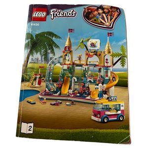 Lego Friends 41430 Summer Fun Waterpark Instruction Book 2 Only‎ Replacement